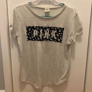 Victoria Secret pink workout shirt, size large.